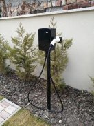 AGT Home Type2 16A 1 fázisú falra szerelhető elektromos autó töltőállomás maximum 6 méter kábellel